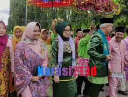 Kunjungi Boalemo Penjagub Gorontalo Disambut Prosesi Adat Mopotilolo