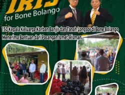 Ismet – Risman Bantu 150 KK Korban Bencana Alam Bone Bolango
