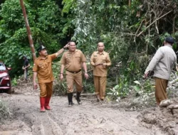 Penjabat Bupati Boalemo Tinjau Lokasi Longsor