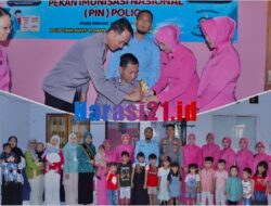 Sukseskan PIN Polio, Bhayangkari Boalemo Gelar Posyandu