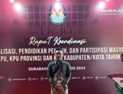 Hadiri Rakornas, Yulius Steven Silingade Jadi Perwakilan KPU Boalemo