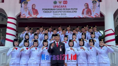 Rum Pagau Beri Reward kepada Paskibraka sebagai Bentuk Apresiasi