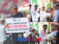 Momen HUT Kemerdekaan, Rum Pagau Salurkan Paket Bantuan BAZNAS Boalemo