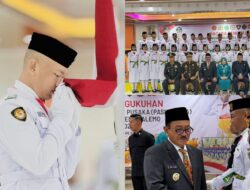 Bupati Rum Pagau Kukuhkan Paskibraka 2025, Siap Kibarkan Merah Putih di HUT RI ke-80