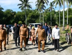 Rum Pagau Tinjau Lokasi Pembangunan Batalyon
