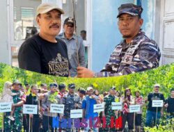Peringati Hari Jadi ke-80 TNI, DanPos AL Gandeng Pemerhati Lingkungan Lakukan Penanaman Mangrove