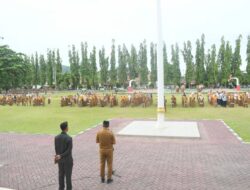 Wakil Bupati Lahmudin Hambali Pimpin Apel Kerja Awal Bulan di Lingkungan Pemerintah Kabupaten Boalemo