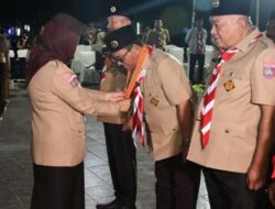 Bupati Boalemo Drs. Rum Pagau Terima Penghargaan Melati dari Kwartir Nasional Gerakan Pramuka