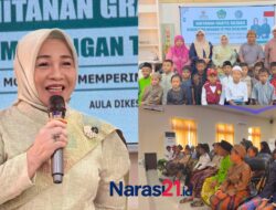 Hadiri Sunatan Massal Peringati Hari Ibu, Ketua TP PKK Boalemo Apresiasi BAZNAS