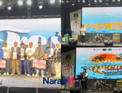 Rum Pagau Tutup Puncak Festival Kreasi Wisata Pemuda, Tegaskan Peran Strategis Generasi Muda dan Komitmen Pariwisata Bersih Narkoba