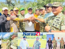Rum Pagau Dampingi Pangdam XIII/Merdeka Tinjau Lokasi Pembangunan Batalion di Boalemo, Stadion Pemuda Disiapkan untuk Penempatan Sementara