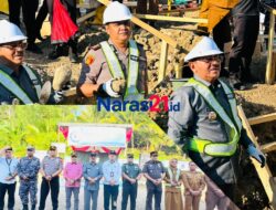 Bupati Rum Pagau Hadiri Peletakan Batu Pertama KNMP di Pentadu Barat