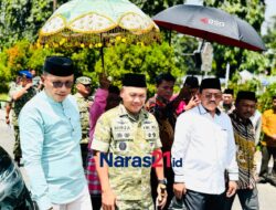Kunjungan Perdana Pangdam XIII/Merdeka ke Boalemo Disambut Prosesi Adat Mopotilolo