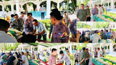 Gerakan Pangan Murah Polres Boalemo Bantu Masyarakat Dapat Sembako Harga Terjangkau