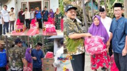 Rum Pagau Serahkan Bantuan kepada Korban Kebakaran di Desa Tangkobu