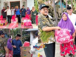 Rum Pagau Serahkan Bantuan kepada Korban Kebakaran di Desa Tangkobu