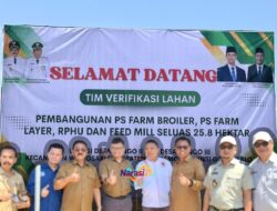 Rum Pagau Dampingi Verifikasi Dua Lokasi Proyek Hilirisasi Peternakan Terpadu di Boalemo