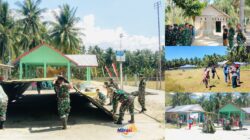 Kodim 1316/Boalemo Matangkan Persiapan Pembukaan TMMD ke-128 Bersama Warga Desa Hutanonu