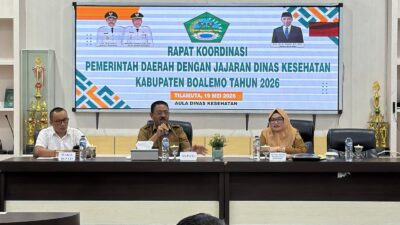 Pimpin Rapat Koordinasi, Rum Pagau Minta Tenaga Kesehatan Aktif Menyapa Masyarakat