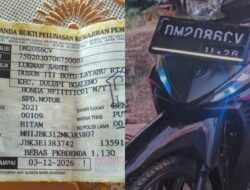 Tertidur Pulas, Warga Tangga Jaya Kehilangan Honda Revo DM 2086 CV