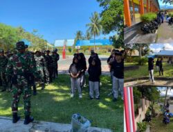 TNI Gelar Karya Bakti di SMK Negeri 1 Boalemo, Ciptakan Lingkungan Sekolah Bersih dan Nyaman