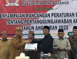 Transparansi APBD 2025, Bupati Ismet Mile Serahkan Ranperda Pertanggungjawaban ke DPRD Bone Bolango