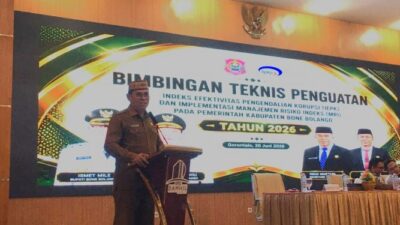 Cegah Korupsi, Bone Bolango Targetkan Manajemen Risiko Jadi Budaya Kerja OPD