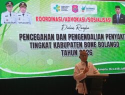 Buka Forum Strategis, Bupati Ismet Mile Tegaskan Pengendalian Penyakit di Bone Bolango Jadi Prioritas Utama