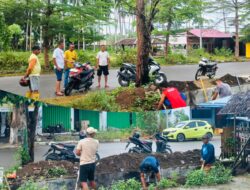 Cegah Banjir di Dusun II, Pemdes Hungayonaa Bersama Warga Gotong Royong Bersihkan Saluran Drainase