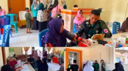 Yonif TP 915/Bitu’o Gelar Posyandu dan Pengobatan Gratis bagi Warga Desa Piloliyanga