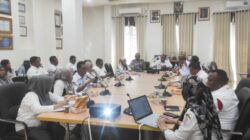 Rapat Finalisasi semarak HUT RI Ke 81 tingkat Kabupaten Bone Bolango yang digelar di Ruang Rapat Sekda.(Sumber Foto Diskominfo)