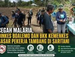 Dinkes Boalemo Bagikan Chemoprevention Malaria pada Penambang Saritani