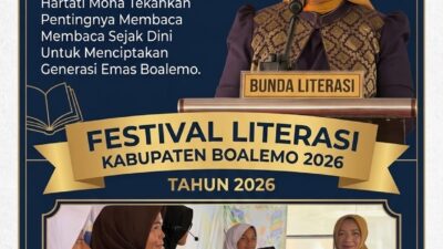 Hartati Pagau Moha Buka Festival Literasi Boalemo 2026
